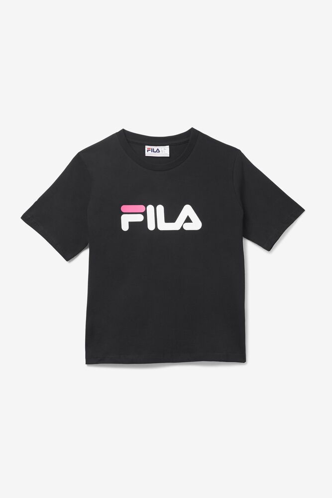 Fila T-Shirt Womens Black Miss Eagle - Ireland 95036-XNUF